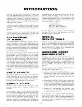 1969 Evinrude 40 HP Big Twin, Lark Service Repair Manual P/N 4596, Page 4