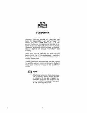 1978 Johnson 4HP outboards Service Repair Manual P/N JM-7803, Page 3