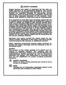 1979 Evinrude Outboard 2 HP Model 2902 Service Repair Manual P/N 5423, Page 2