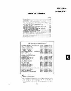 1979 Evinrude Outboard V-6 Models Service Repair Manual Item No. 5431, Page 100