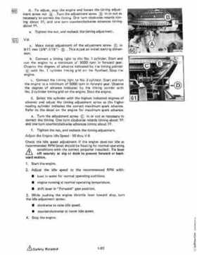 1984 Johnson Evinrude 2 thru V-6 Service Repair Manual P/N 394607, Page 93