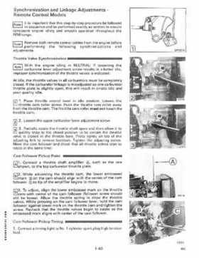 1988 Johnson/Evinrude "CC" 40 thru 55 Models Service Repair Manual P/N 507661, Page 65