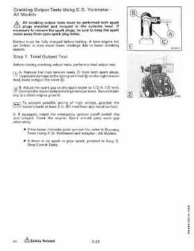 1988 Johnson/Evinrude "CC" 40 thru 55 Models Service Repair Manual P/N 507661, Page 141