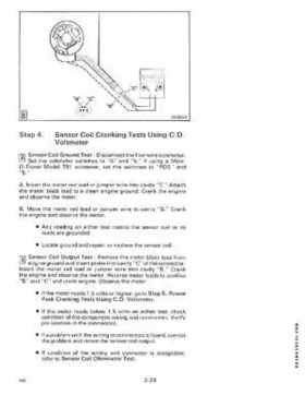 1988 Johnson/Evinrude "CC" 40 thru 55 Models Service Repair Manual P/N 507661, Page 147