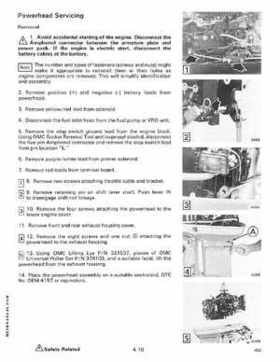 1988 Johnson/Evinrude "CC" 40 thru 55 Models Service Repair Manual P/N 507661, Page 164