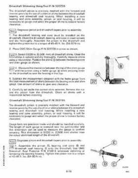 1988 Johnson/Evinrude "CC" 40 thru 55 Models Service Repair Manual P/N 507661, Page 216
