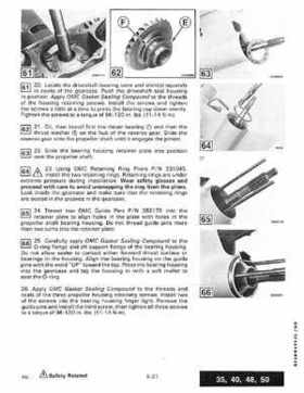 1988 Johnson/Evinrude "CC" 40 thru 55 Models Service Repair Manual P/N 507661, Page 221