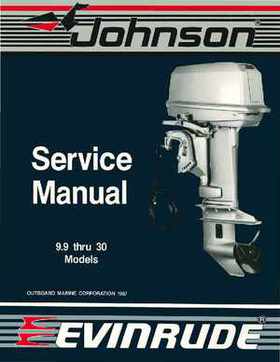 1988 Johnson Evinrude "CC" 9.9 thru 30 Service Repair Manual, P/N 507660, Page 1