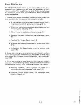 1988 Johnson Evinrude "CC" 9.9 thru 30 Service Repair Manual, P/N 507660, Page 123