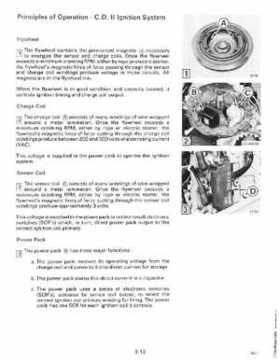 1988 Johnson Evinrude "CC" 9.9 thru 30 Service Repair Manual, P/N 507660, Page 129