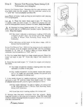 1988 Johnson Evinrude "CC" 9.9 thru 30 Service Repair Manual, P/N 507660, Page 151
