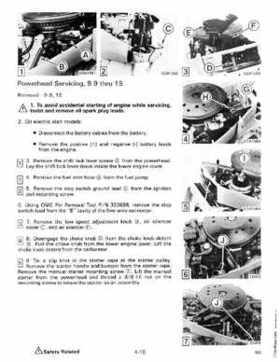 1988 Johnson Evinrude "CC" 9.9 thru 30 Service Repair Manual, P/N 507660, Page 163