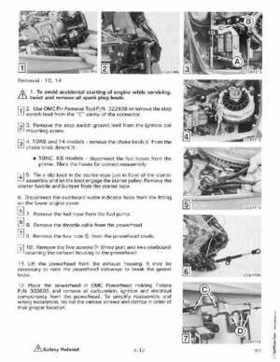 1988 Johnson Evinrude "CC" 9.9 thru 30 Service Repair Manual, P/N 507660, Page 165