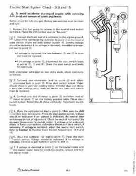 1988 Johnson Evinrude "CC" 9.9 thru 30 Service Repair Manual, P/N 507660, Page 311