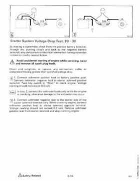 1988 Johnson Evinrude "CC" 9.9 thru 30 Service Repair Manual, P/N 507660, Page 317