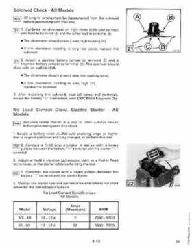 1988 Johnson Evinrude "CC" 9.9 thru 30 Service Repair Manual, P/N 507660, Page 321
