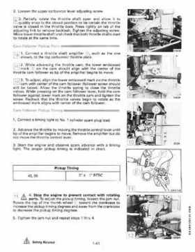 1989 Johnson/Evinrude 40 thru 55 HP Models Service Manual P/N 507755, Page 47