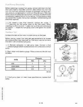 1989 Johnson/Evinrude 40 thru 55 HP Models Service Manual P/N 507755, Page 70