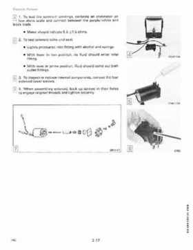 1989 Johnson/Evinrude 40 thru 55 HP Models Service Manual P/N 507755, Page 73