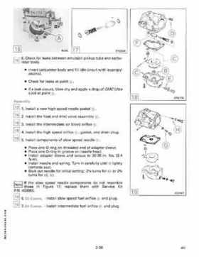 1989 Johnson/Evinrude 40 thru 55 HP Models Service Manual P/N 507755, Page 94