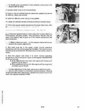 1989 Johnson/Evinrude 40 thru 55 HP Models Service Manual P/N 507755, Page 96