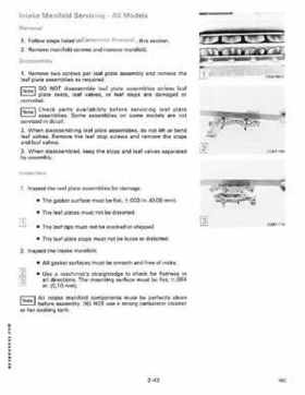 1989 Johnson/Evinrude 40 thru 55 HP Models Service Manual P/N 507755, Page 98