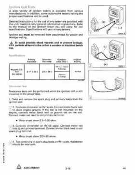 1989 Johnson/Evinrude 40 thru 55 HP Models Service Manual P/N 507755, Page 110