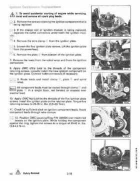1989 Johnson/Evinrude 40 thru 55 HP Models Service Manual P/N 507755, Page 119
