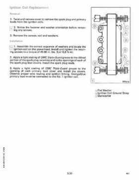 1989 Johnson/Evinrude 40 thru 55 HP Models Service Manual P/N 507755, Page 120
