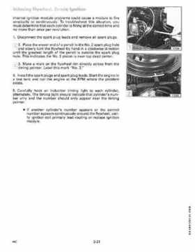1989 Johnson/Evinrude 40 thru 55 HP Models Service Manual P/N 507755, Page 121