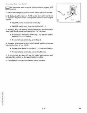 1989 Johnson/Evinrude 40 thru 55 HP Models Service Manual P/N 507755, Page 126