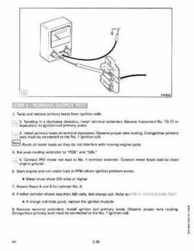 1989 Johnson/Evinrude 40 thru 55 HP Models Service Manual P/N 507755, Page 129