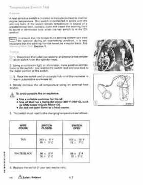 1989 Johnson/Evinrude 40 thru 55 HP Models Service Manual P/N 507755, Page 136