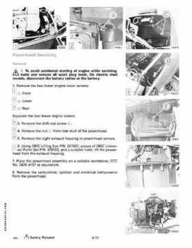 1989 Johnson/Evinrude 40 thru 55 HP Models Service Manual P/N 507755, Page 140