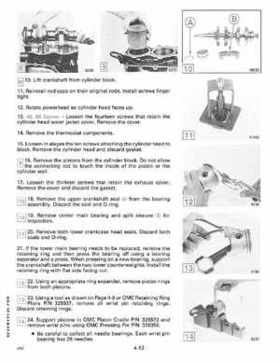 1989 Johnson/Evinrude 40 thru 55 HP Models Service Manual P/N 507755, Page 142
