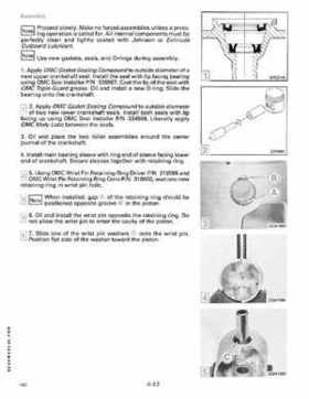 1989 Johnson/Evinrude 40 thru 55 HP Models Service Manual P/N 507755, Page 146