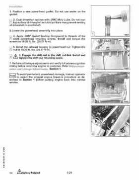 1989 Johnson/Evinrude 40 thru 55 HP Models Service Manual P/N 507755, Page 150