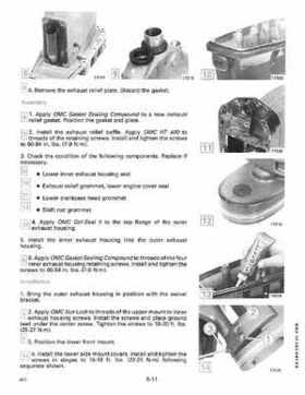 1989 Johnson/Evinrude 40 thru 55 HP Models Service Manual P/N 507755, Page 169