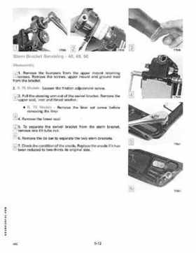 1989 Johnson/Evinrude 40 thru 55 HP Models Service Manual P/N 507755, Page 170