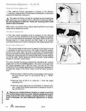 1989 Johnson/Evinrude 40 thru 55 HP Models Service Manual P/N 507755, Page 172