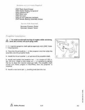 1989 Johnson/Evinrude 40 thru 55 HP Models Service Manual P/N 507755, Page 187