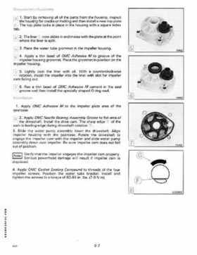 1989 Johnson/Evinrude 40 thru 55 HP Models Service Manual P/N 507755, Page 190
