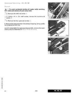 1989 Johnson/Evinrude 40 thru 55 HP Models Service Manual P/N 507755, Page 192
