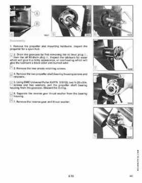 1989 Johnson/Evinrude 40 thru 55 HP Models Service Manual P/N 507755, Page 193