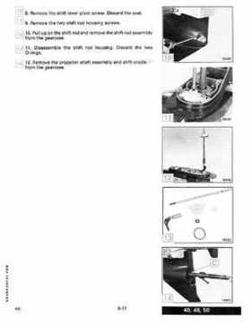 1989 Johnson/Evinrude 40 thru 55 HP Models Service Manual P/N 507755, Page 194