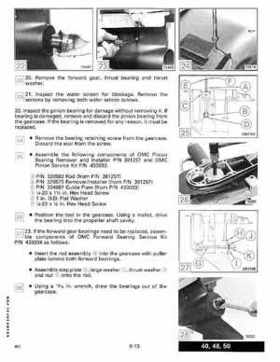 1989 Johnson/Evinrude 40 thru 55 HP Models Service Manual P/N 507755, Page 196