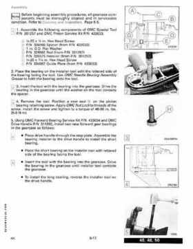 1989 Johnson/Evinrude 40 thru 55 HP Models Service Manual P/N 507755, Page 200