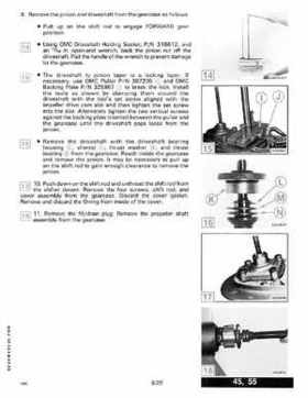 1989 Johnson/Evinrude 40 thru 55 HP Models Service Manual P/N 507755, Page 212