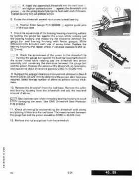 1989 Johnson/Evinrude 40 thru 55 HP Models Service Manual P/N 507755, Page 218