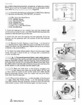 1989 Johnson/Evinrude 40 thru 55 HP Models Service Manual P/N 507755, Page 219